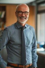 Businessman in formal atmosphere