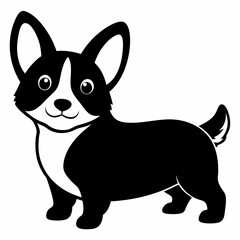 Obraz premium corgi dog ,puppy dog,Dog vector 
