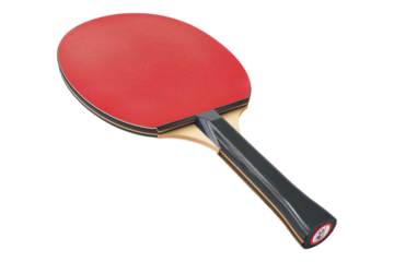 Table tennis racket isolated on transparent background