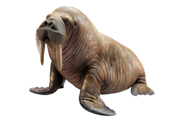Walrus isolated on transparent background