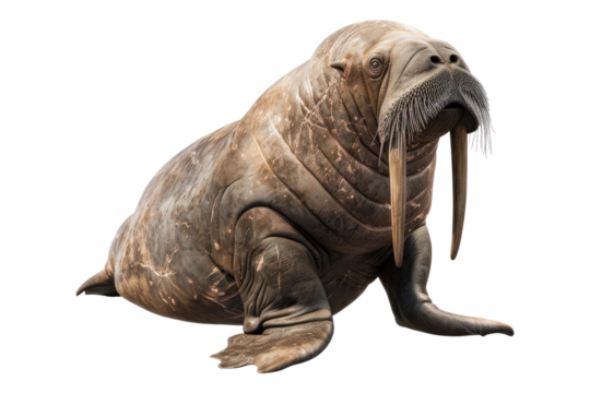 Walrus isolated on transparent background