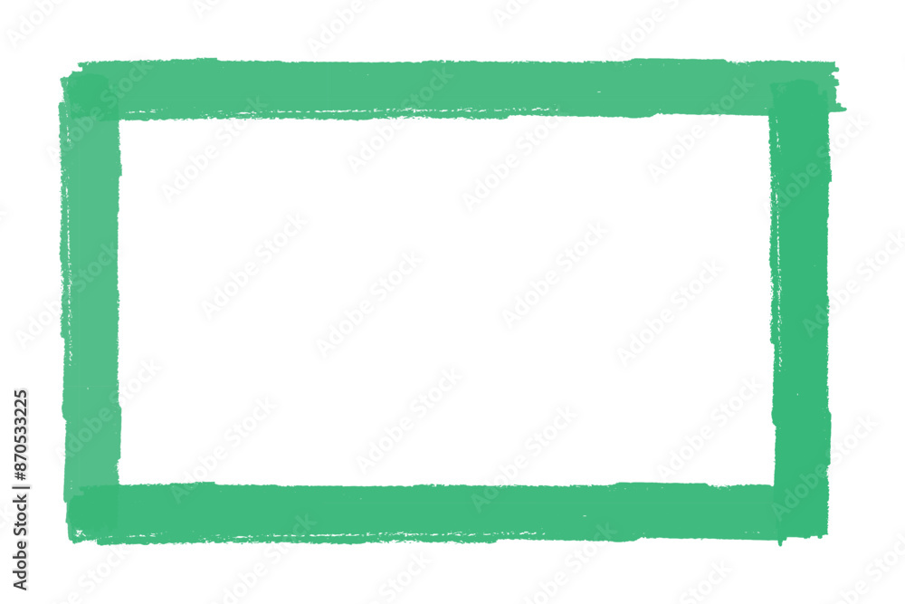 Poster green highlight frame rectangle vector illustration design element