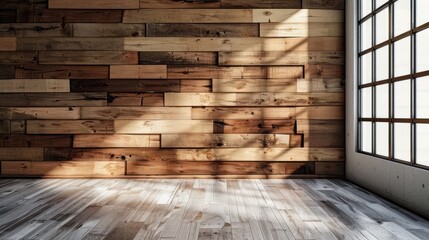 Design space of wooden wall -