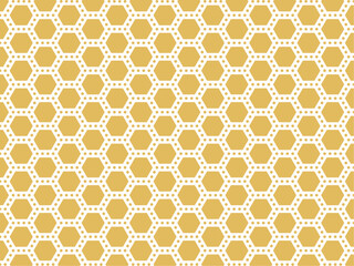 亀甲柄　日本伝統柄　シームレスの和柄素材　黒