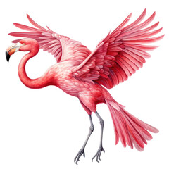 PNG Elegant pink flamingo illustration