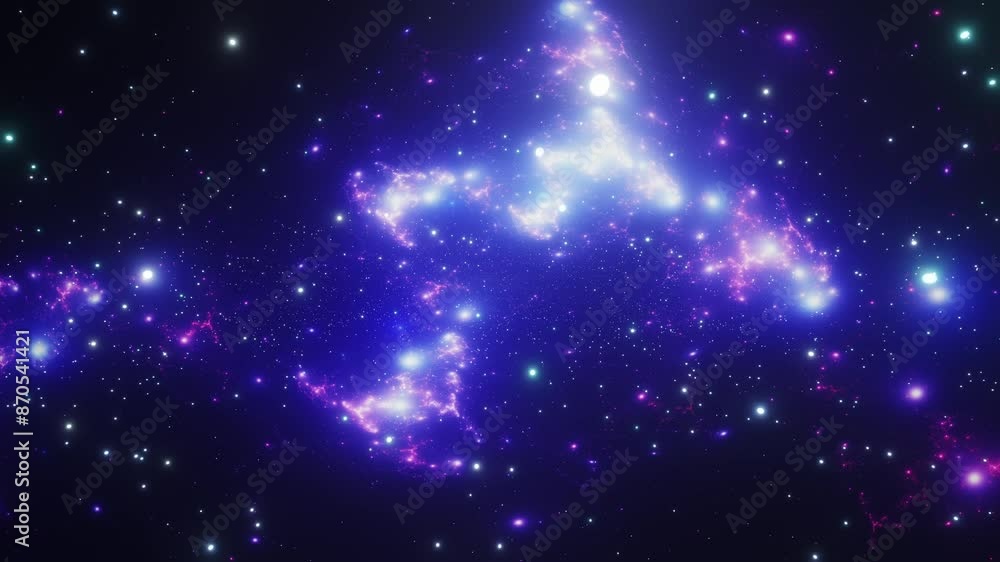 Canvas Prints background with stars and space