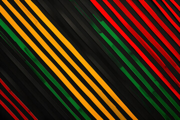 "Black History Month and Juneteenth Celebration: Modern Abstract Design"