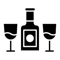Wine vector icon. Can be used for Comfort iconset.