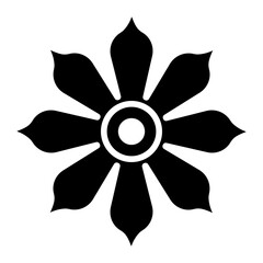 Flowers vector icon. Can be used for Comfort iconset.