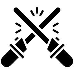 Light Saber vector icon. Can be used for Science Fiction iconset.