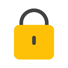 lock flat icon