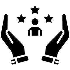 Loyalty vector icon. Can be used for Personality Traits iconset.