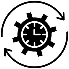 Consistency vector icon. Can be used for Leadership iconset.