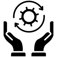 Responsibility vector icon. Can be used for Leadership iconset.