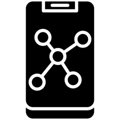 Connect With Us vector icon. Can be used for Contact Us iconset.