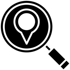 Find Us vector icon. Can be used for Contact Us iconset.