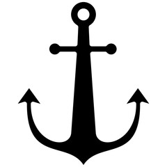 Anchor vector icon. Can be used for Coastline iconset.