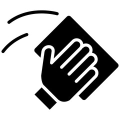 Obraz premium Contaminated Surfaces vector icon. Can be used for Infectious Diseases iconset.