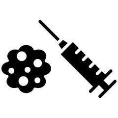 Cancer Immunotherapy vector icon. Can be used for Chemotherapy iconset.