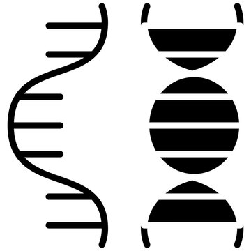 Viral RNA Strand vector icon. Can be used for Infectious Diseases iconset.