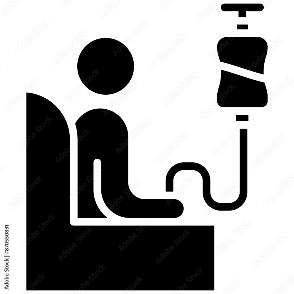 Poster Chemoprevention vector icon. Can be used for Chemotherapy iconset.