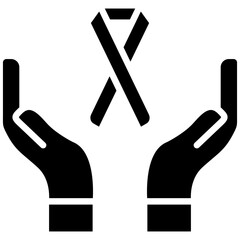 Obraz premium Cancer-Free vector icon. Can be used for Chemotherapy iconset.