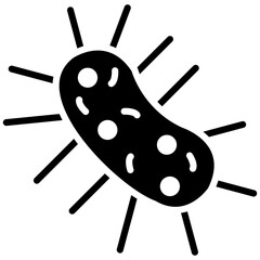Microorganism vector icon. Can be used for Lab iconset.