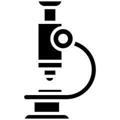 Microscope vector icon. Can be used for Lab iconset.