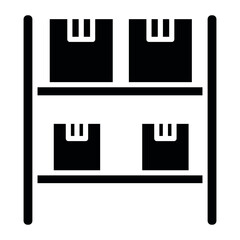 Package Shelf vector icon. Can be used for Warehouse iconset.