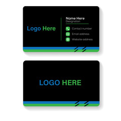 Modern creative business card design