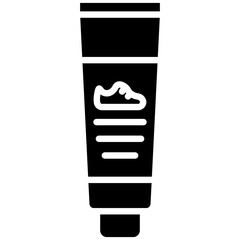 Polish Tube vector icon. Can be used for Shoemaker iconset.