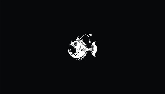recommend clip art: anglerfish logo design,