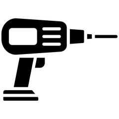 Drill vector icon. Can be used for Shoemaker iconset.