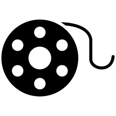 Bobbin vector icon. Can be used for Art and Craft Supplies iconset.