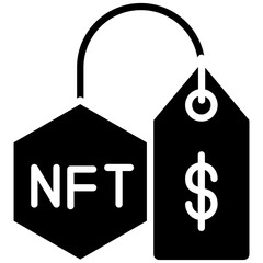 Tokens Price vector icon. Can be used for Bowling iconset.