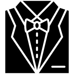 Tuxedo vector icon. Can be used for Luxury iconset.