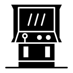 Arcade vector icon. Can be used for Retro iconset.
