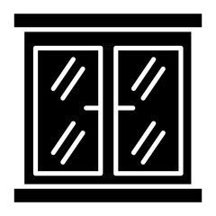 Window vector icon. Can be used for Retro iconset.