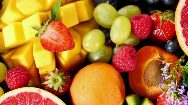 assortment of fresh fruits