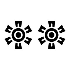 Flower vector icon. Can be used for Spa iconset.