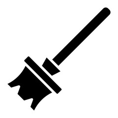 Broom vector icon. Can be used for Home Improvements iconset.