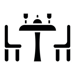 Dining vector icon. Can be used for Vacation Planning iconset.