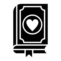 Poetry vector icon. Can be used for Literature iconset.