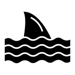 Fins vector icon. Can be used for Vacation and Tourism iconset.