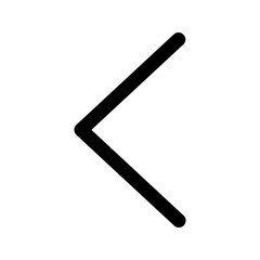 back glyph icon