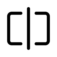 split glyph icon