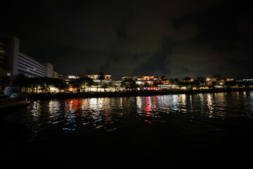 Fototapeta premium country skyline at night