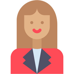 Vector Icon Teacher, Woman, Occupation, Professions And Jobs, Occupation