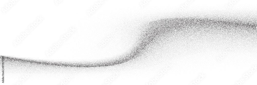 Aufkleber grain noise wave background with dust dots grunge texture, vector effect. grain noise halftone gradi