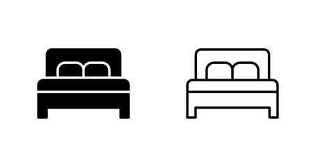 Double Bed II Vector Icon